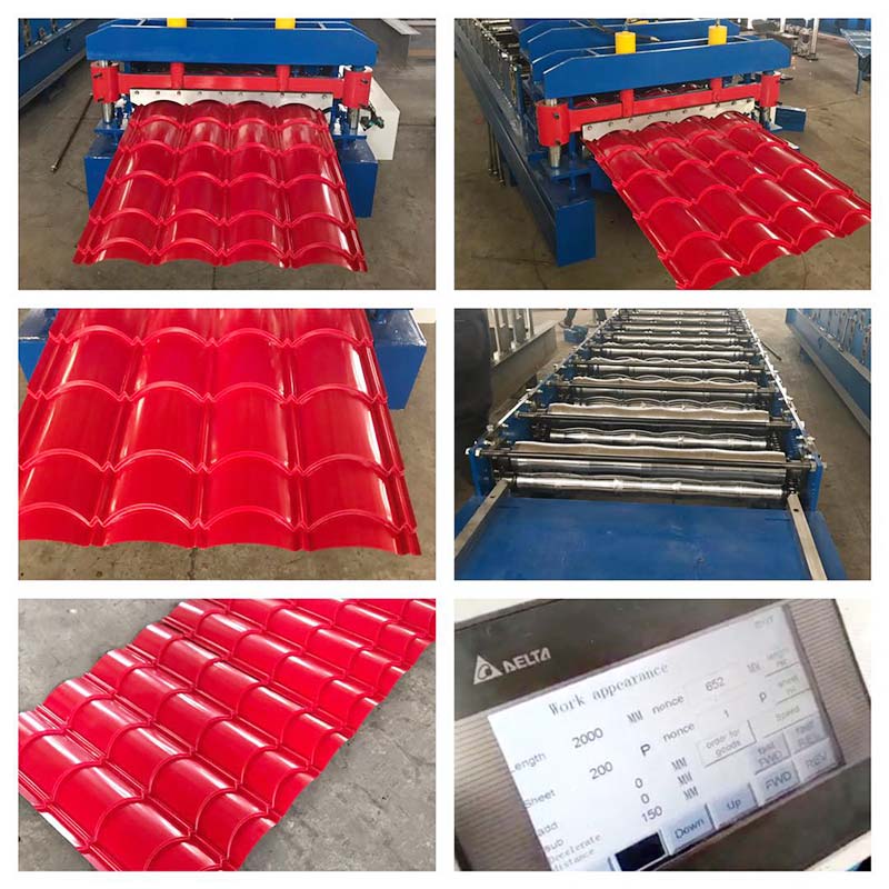 Glazed Tile Roll Forming Machine