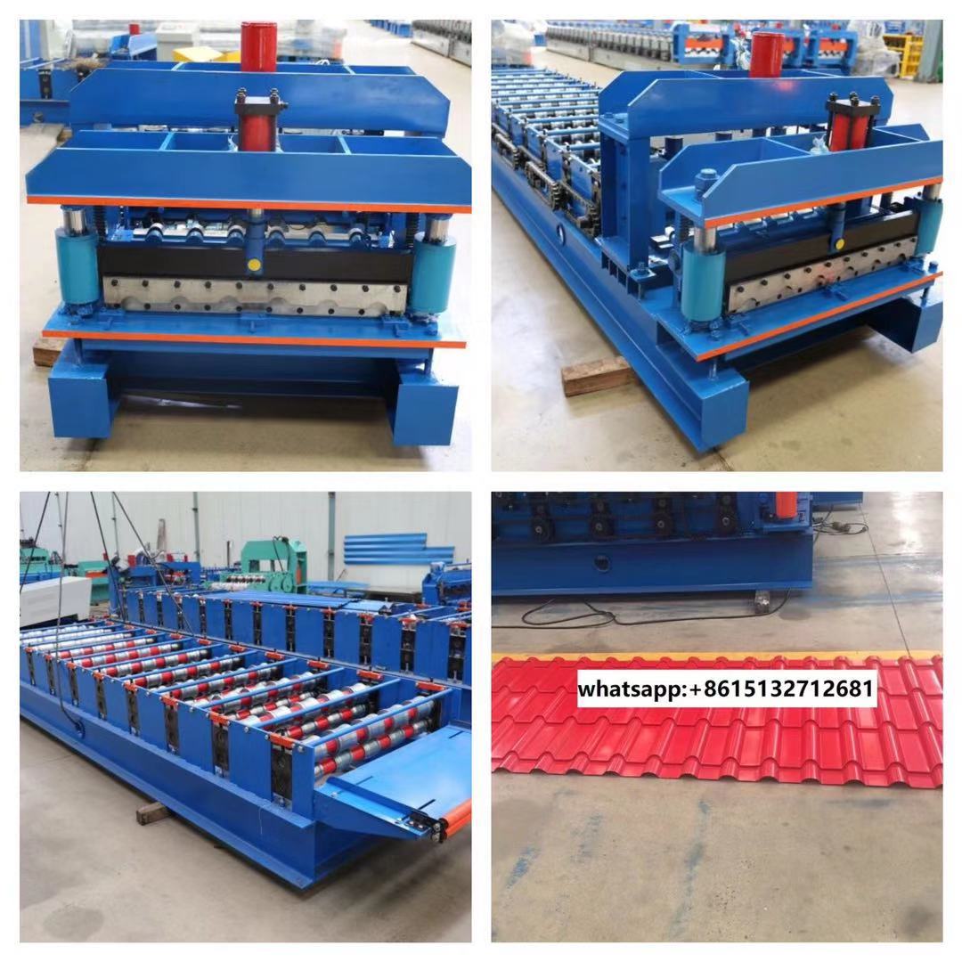 Glazed tile roll forming machine