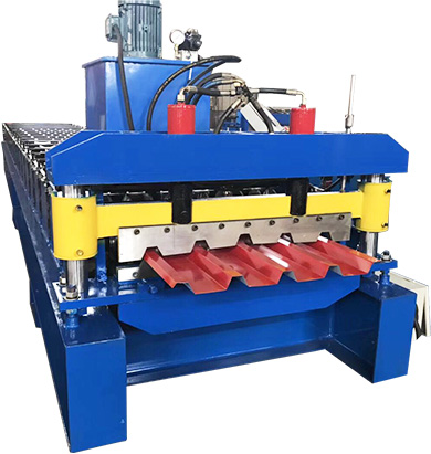 TRAPEZOIDAL SHEET ROLL FORMING MACHINE